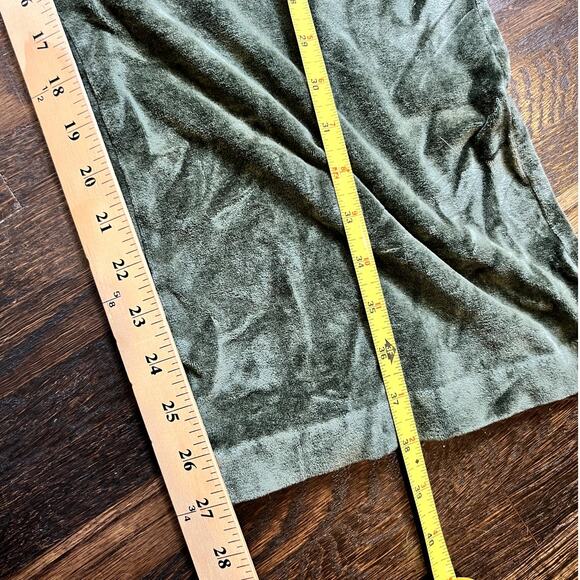 Majestic Filatures | Women's Velour Luxe Loungewear Set Olive Green Size 4 / L - Picture 13 of 14